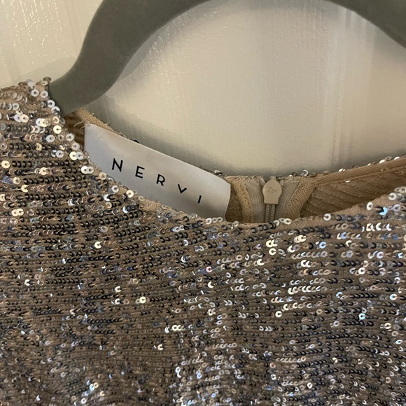 Nervi Sequin one shoulder gown | Size S - Picture 5 of 5